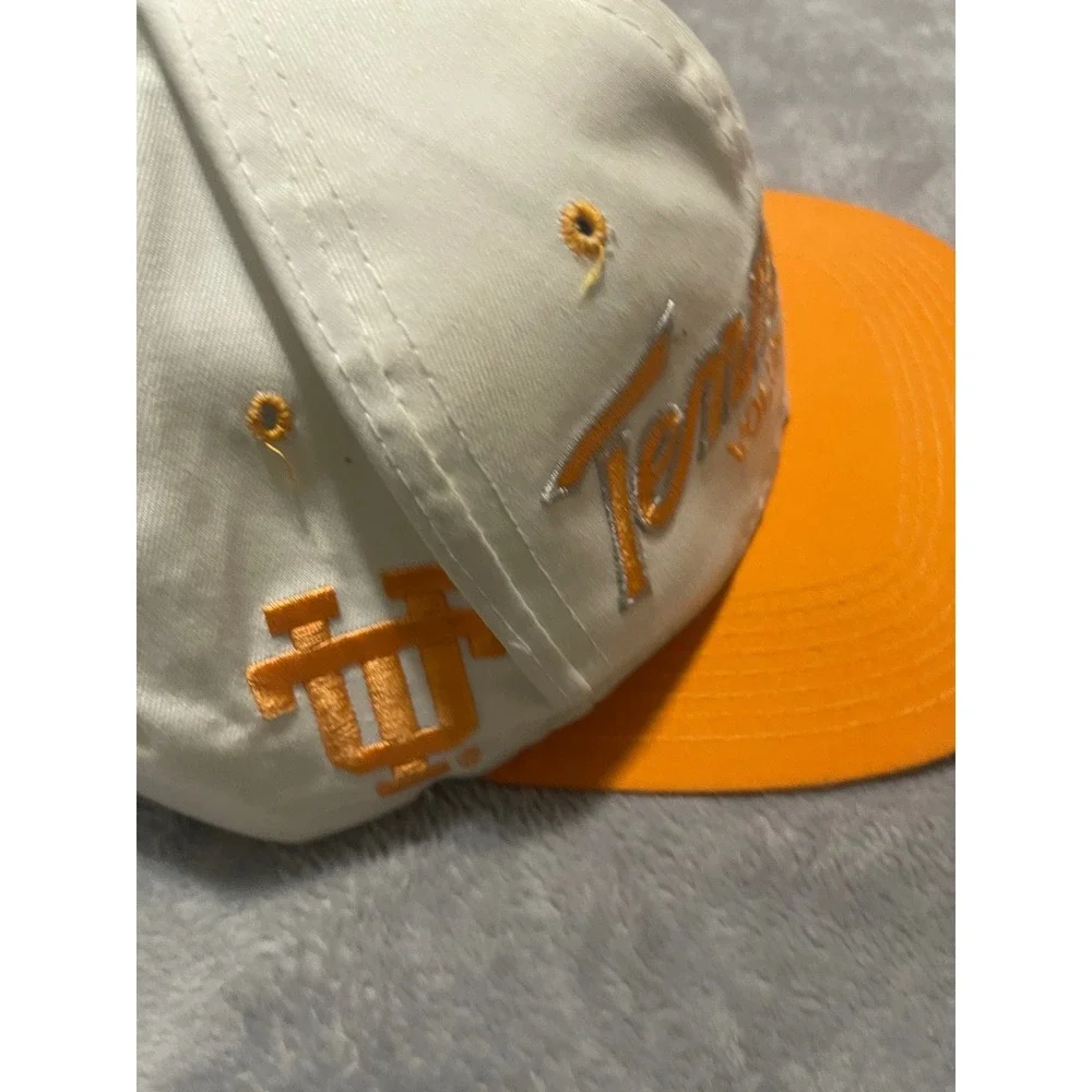 Vintage Sports Specialties Tennessee Volunteers The Twill Snapback Hat White - Picture 11 of 11